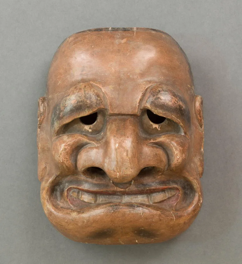 Masque de théâtre kyogen : Buaku Masque de théâtre kyogen : Buaku