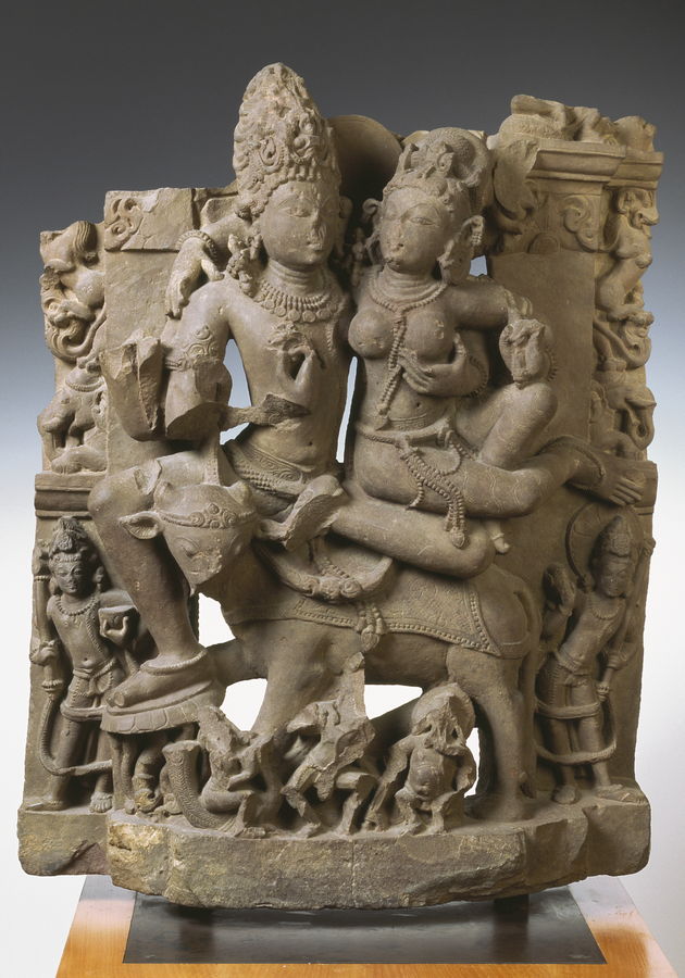 Siva et Parvati sur le taureau Nandi